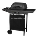 2 Penunu Gas BBQ Grill dengan Penunu Sisi